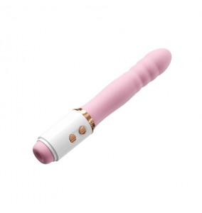 MizzZee - Little Bear Thrusting Suction Heated Wand (Chargeable - White)